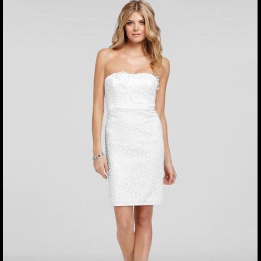 Ann Taylor Strapless White Dress, NWT